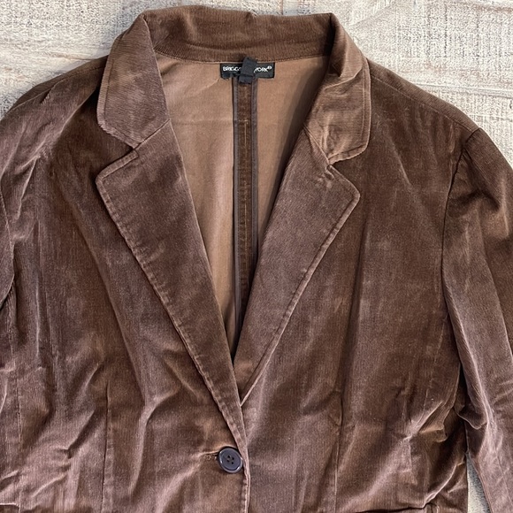 Briggs New York Corduroy Blazer (brown) - Picture 3 of 5